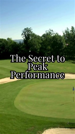 The Secret to Peak Performance #golf