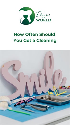 Floss the World on Instagram: "🦷 How Often Should You Get a Teeth Cleaning? 🪄 The magic number: every 6 months. That’s the standard for keeping your gums healthy, preventing buildup, and catching early signs of issues before they become bigger problems. Consistent cleanings = healthier gums + fresher breath + a smile you feel confident in. #FlossTheWorld #TeethCleaning #HealthySmileHabits #DentalHygieneMadeEasy #MobileDentalCare #PreventativeCare #SmileConfidently"