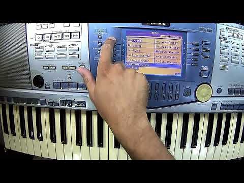 YAMAHA PSR 1100 - DEMO songs - FUNCTION