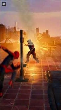 Spider-Man vs Taskmaster🕷️⚔️ | Rooftop Boss Fight🌆🔥 Marvel’s Spider-Man #reels #shorts #reelitfeelit