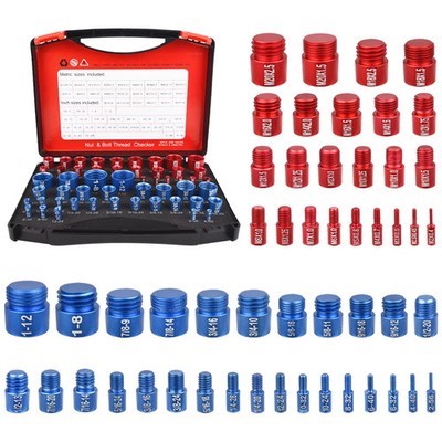 ThreadMaster™ Gauge Set 🔩 — 44-Pcs Precision Size Checker | eBay