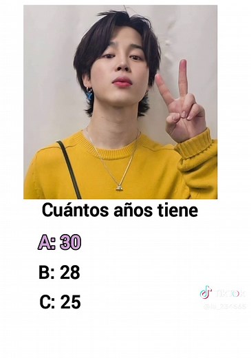Cuánto sabes de jimin BTS