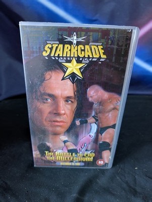 WCW Starrcade 1999 99 VHS Tape Wrestling Video WWE WWF Brett Hart Goldberg  | eBay