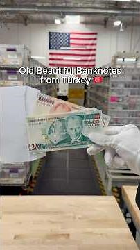 Turkey 🇹🇷 hyperinflation banknotes