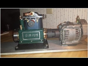 Assembling and test running the Sirius steam engine generator part 7.