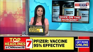 12K views · 85 reactions | Pfizer Ends COVID-19 Vaccine Trial With 95% Efficacy | News18 | Facebook