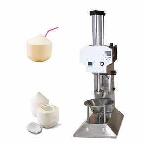 [Hot Item] Automatic Green Coconut Skin Removing Cutting Machine Coconut Peeling and Trimming Machine