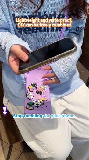 Lightweight phone purse with magnetic snap — how would you style it #viral #PhonePurse #MagneticClosure #CharmBag #fypシ