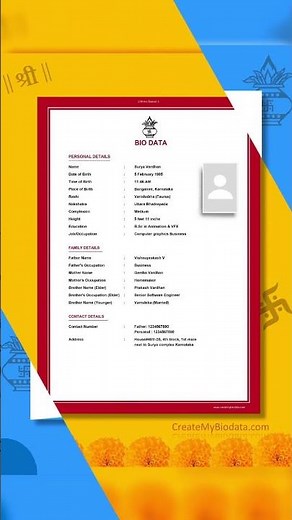How to Make Marriage Biodata || Marriage Biodata Format #marriagebiodata #createmybiodata