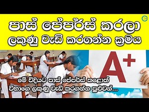 පාස් පේපර්ස්වලින් වැඩ ගන්න විදිය - How to take advantage of Past Papers | Shanethya TV