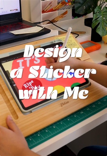 Should I make this episode one of a sticker sheet design series? 🍎 i’m definitely considering it! recording myself draw these fruit label stickers help me to not procrastinate. I’m working on a ton of new sticker sheets so stay tuned (and perhaps consider favoriting my etsy shop - JadeWeaverWorkshop! ⭐️) #fyp #arttok #artistsoftiktok #smallbusinessowner