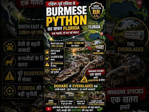 How Burmese Python Reached Florida? | The Invasive Snake Crisis Explained | Everglades Mystery