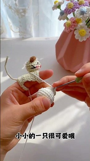 十分钟织一只小米菲兔|ten-minute knitted Mini Miffy rabbit #钩织技巧 #crochet #crochettutorial #beginnercrochet