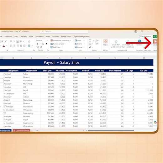 Create 2000 Salary Slips in Just Few Minutes using AI + Excel