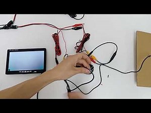 DoHonest P31 Car Backup Camera Operation Video