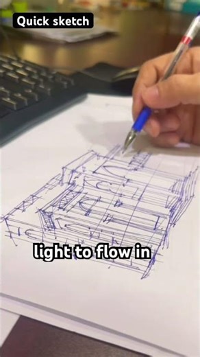Islamic architecture design in the middle east.#everyone #architecture #designsketch #art #tutorial