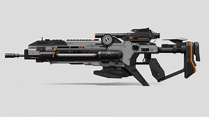 Sci-fi Rifle_RXM366 - Buy Royalty Free 3D model by Vrenderz (@sourabh.vijeta)