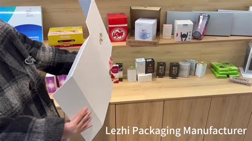 Customized rigid magnetic folding flip hard box #custombox #box #custompackage # paperbox