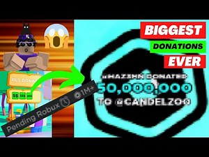 Top 10 Biggest Donations in Pls Donate History