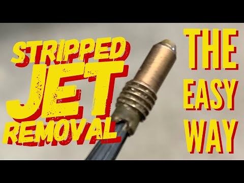 HOW TO REMOVE STRIPPED JETS IN JUST ABOUT ANY SMALL ENGINE CARBURETOR