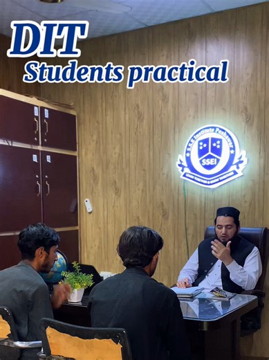 DIT Students Engage in Practical Learning at SSE Institute Peshawar