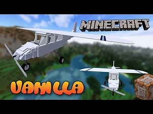 AVION FONCTIONNEL ! [1.9 - Minecraft - One command]