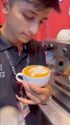 Perfect Latte Art Tutorial ☕ | Easy Designs for Beginners #shorts #coffeelatteart