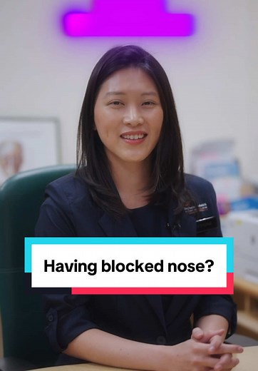 👃Having a blocked nose? We’ve got you! Our Consultant from Dept of Otorhinolaryngology - Head & Neck Surgery at SGH shares 3 quick tips to help you breathe easy again. 😌💨 @SGH Official
