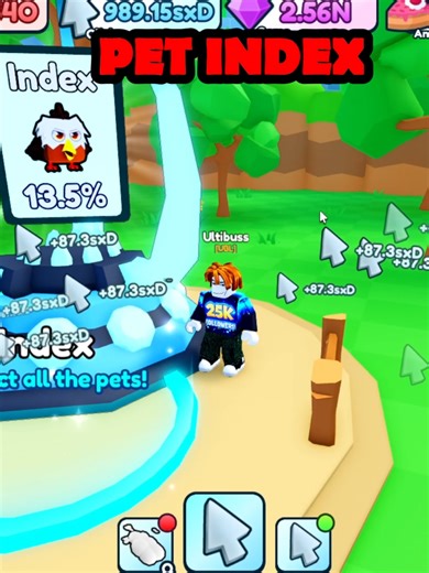 PET INDEX IN REBIRTH CHAMPIONS ULTIMATE #rbcu #rebirth #champions #roblox #gaming #fyp