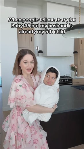 Sue Rose on Instagram: "Remind me next time I have baby fever 🤣 #couplegoals #coupletrend #baby #momlife #boymom #momof4 #familyof6 #trend #reels #explorepage✨ #suerose"