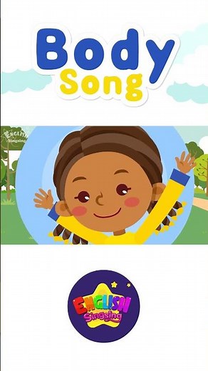 body Song - Educational Children Song - Learning English for Kids #shorts