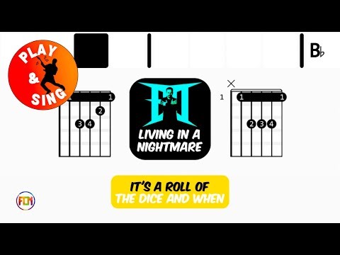 Blacklite District - Living In A Nightmare | Scrolling Guitar Chords & Lyrics