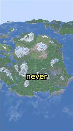 why my minecraft world is an island...