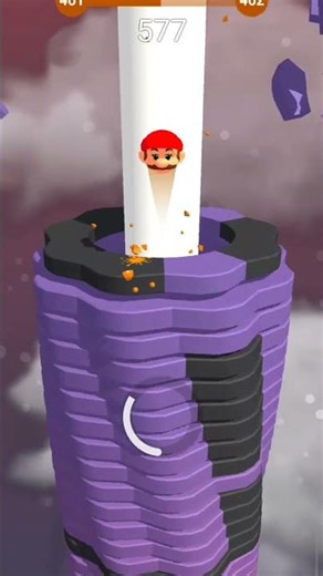 Most Satisfying Stack Ball Level 461 💥 #stackballgame #gameplay