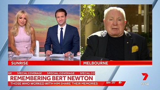John Michael Howson was not just a regular guest on Good Morning Australia, he was also a close friend of Bert Newton. More celebrity tributes: https://7news.link/3CrkKHY | Sunrise