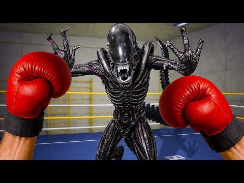 VR Boxing But I KILLED Alien...