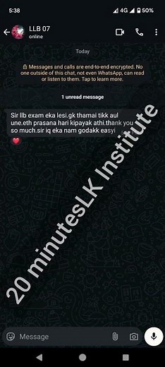 LLB OUSL Entrance 2024 Class Feedback - Open University Law Degree Entrance Exam - 0755689513