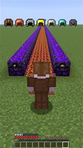 Minecraft Magma Block vs Armor #minecraft #minecraftshorts