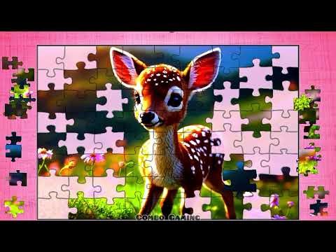 puzzle #4961 gameplay || HD cute baby deer 🦌 jigsaw puzzles game video