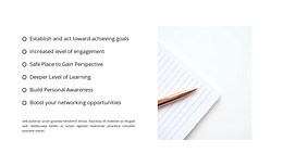 A well-formed list - Template by Nicepage