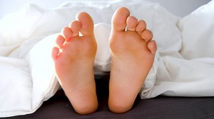 Child Barefoot Bed- Healthy Lifestyle Family Stock Footage Video (100% Royalty-free) 1046538364 | Shutterstock