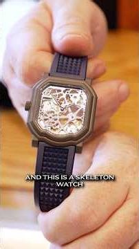 What’s the Difference between a Skeleton and an Openwork Watch? #watches #shorts