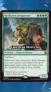 Hexhaven Invigorator is going to be getting a lot of lands onto the field! #MTG #MagicTheGathering