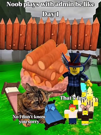 Playing With Admin be like 😂. #99nightintheforest #roblox