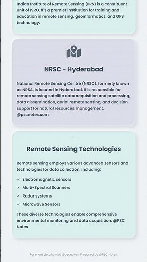 Principles and Fundamentals of Remote Sensing