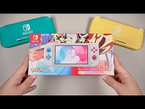 Zacian & Zamazenta Switch Lite Unboxing: REVIEW & Screen Quality