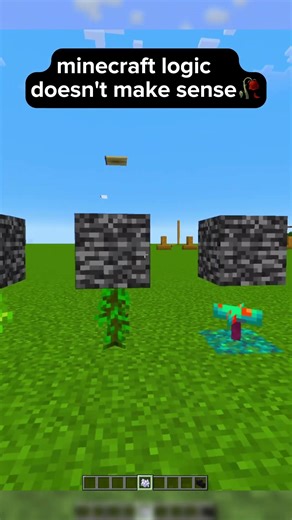 Minecraft Logic is BROKEN 🚫 #minecraft #shorts #minecraftlogic