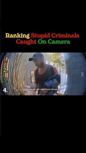 Ranking Stupid Criminals Caught On Camera Pt1.📹🚪😂