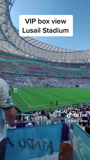 VIP Box View of Lusail Stadium