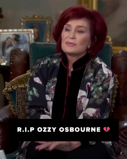 Sharon lost her soulmate 😭 #sharonosbourne #ozzyosbourne #ripozzyosbourne